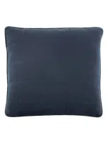 Pom Pom At Home Antwerp Large Euro Pillow In Navy