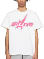 Members Of The Rage White Printed T-shirt In Off-white