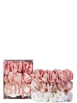 Slip Pure Silk Large Scrunchies - Petal In White