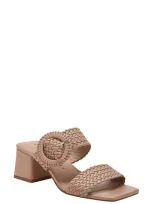 Katy Perry The Gemm Woven Slide Sandal In True Taupe