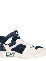 Ea7 High-top Sneakers In Blue