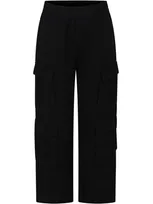 Little Marc Jacobs Black Cargo Pants For Kids