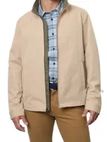 Rainforest The Distance Water Resistant Commuter Jacket In Khaki