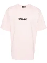 Barrow T-shirt Con Stampa In Pink