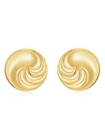 Luv Aj The Leila Stud Earrings In Gold