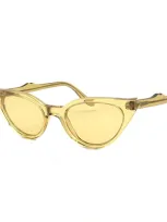 Illesteva Isabella Sunglasses In Yellow