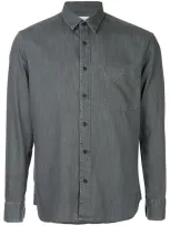 Cerruti 1881 Fitted Button-down Shirt In Black