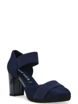 Anne Klein Cailyx Ankle Strap Pump In Navy