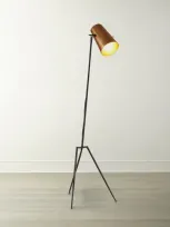 Arteriors Draper 66" Floor Lamp In Black