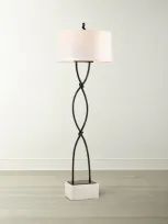 Arteriors Dutton 72" Floor Lamp In Black