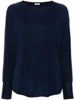 Aspesi Virgin-wool Sweater In Blue