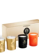 Atkinsons The British Collection Candle Set 4x75g In Multi