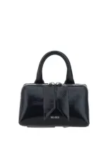 Attico Friday Mini Handbag In Black