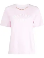 B+ab Self Love Club Chained-collar T-shirt In Purple