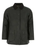 Barbour Dark Green Cotton Beadnell Jacket