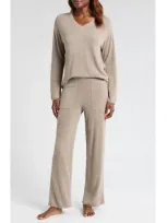 Barefoot Dreams Cozychic® Ultra Lite® Knit Pajamas In Nickel