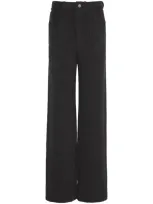 Barrie Knitted Jeans In Black