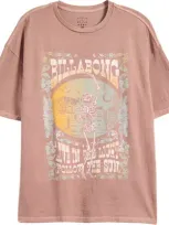 Billabong Walk With Me Oversize Graphic T-shirt In Sweet Earth