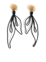 Bimba Y Lola Chrysanthemum Earrings In Gold