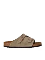 Birkenstock Taupe Narrow Zürich Sandals In Beige