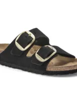 Birkenstock Arizona Big Buckle Gold Sandals In Multi