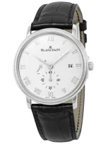 Blancpain Villeret Small Seconds Date & Power Reserve Mechanical Men's Watch 6606-1127-55b In Black / White