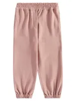 Brunello Cucinelli Kids' Cotton Sweatpants In Pink