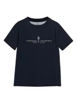 Brunello Cucinelli Printed Short-sleeve T-shirt In 黑色