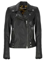 Bully Leather Jacket In Black