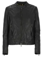 Bully Leather Jacket In Black