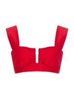 By Malene Birger Belira Bikini Top In Red