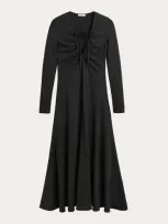 By Malene Birger Deija Gathered Maxi Dress In Black