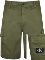 Calvin Klein Jeans Cargo Shorts Green