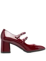 Carel Paris Alice 65mm Leather Pumps In Red