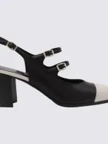 Carel Paris Black And White Pumps In Black And Beige