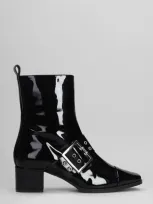 Carel Paris Rock High Heels Ankle Boots In Black