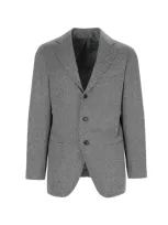 Cesare Attolini Single-breasted Blazer In Black  