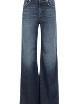 Department Five Pretender Pant 5tk Gamba Ampia In Blu