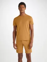 Derek Rose Stretch-modal Basel T-shirt In Gold