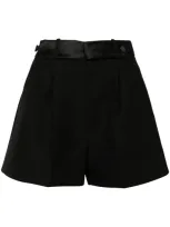 Dice Kayek High-waisted Shorts In Black