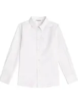 Dolce & Gabbana Kids' Classic Cotton Shirt In White