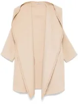 Dušan Hooded Coat In Neutrals