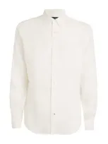 Dunhill Linen Shirt In White