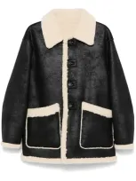 Dunst Shearling Reversible Jacket In Multi