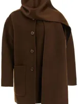 Dynamis Studio 'antwerp Coat With Built In In Brown