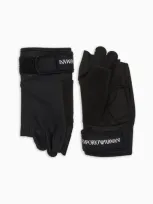 Ea7 Dynamic Athlete Gym Gloves In Brown