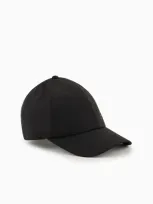 Ea7 Golf Pro Baseball Cap In Technical Fabric In Black