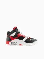 Ea7 Mid-top Basketball Sneakers In Multi