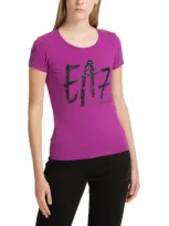 Ea7 T-shirt In Violet