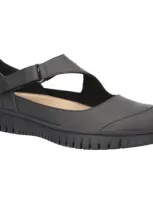 Easy Street Women's Joyful Mary Jane Comfort Flats In Black